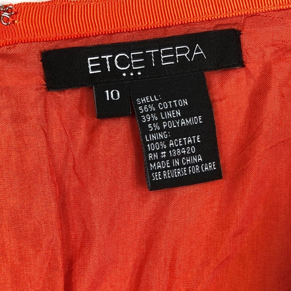 Orange Mid-length Skirt - Picture 3 of 3